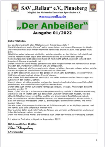 "Der Anbei�er" 01/2022
