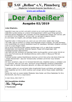 "Der Anbei�er" 02/2019